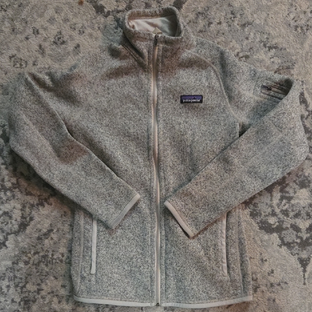 Patagonia Heathered Gray Zip-Up Jacket
